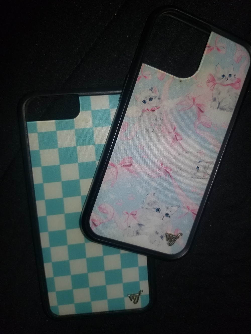 Wildflowers Pastel Kitten & Pink Ribbon Phone Case